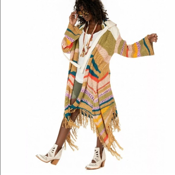 Free People Beach Party Duster Cardigan NWT - Picture 6 of 11